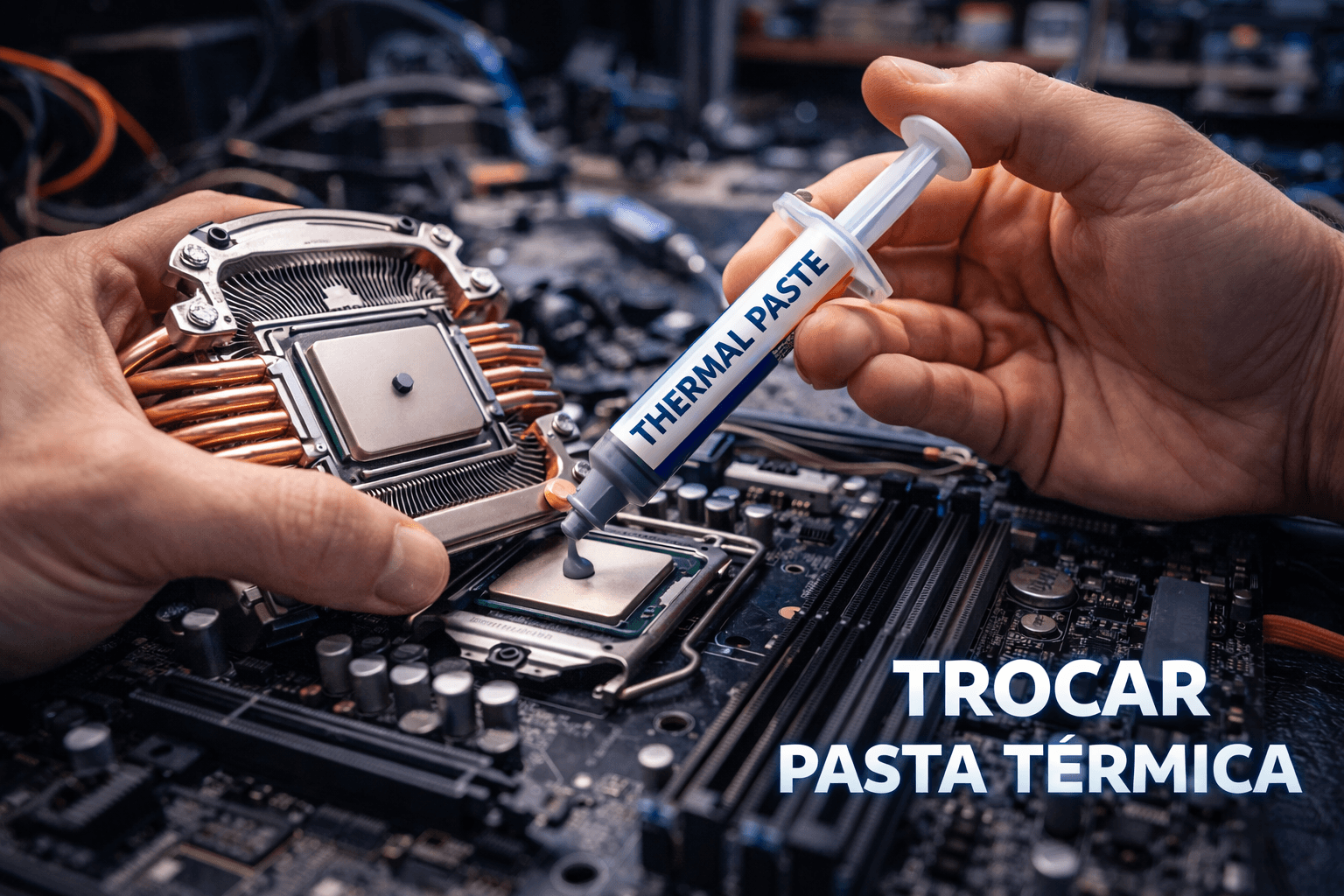 Troca de Pasta Térmica